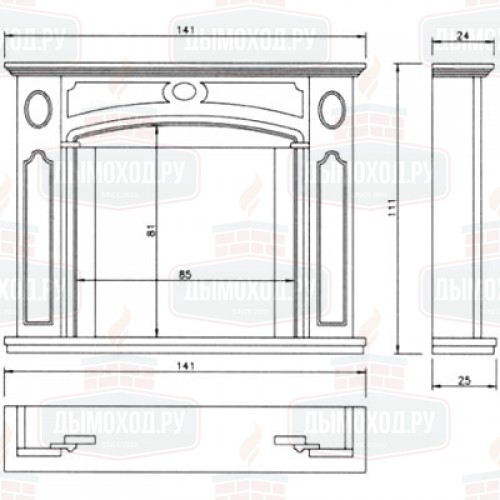 Портал MONET, Crema Marfil (Crumar)