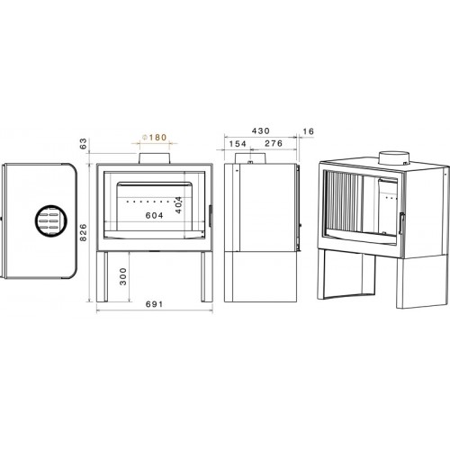 Печь L71 BG (Liseo)