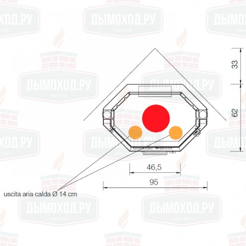 Каминная топка FIREK 3N (EdilKamin)