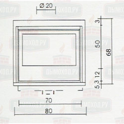 Каминная топка FIREBOX LUCE PLUS 62 N (EdilKamin)