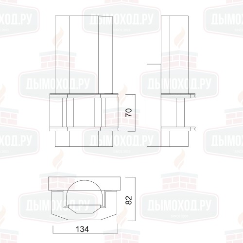 Облицовка OPALE, под Tekno 3 (EdilKamin)