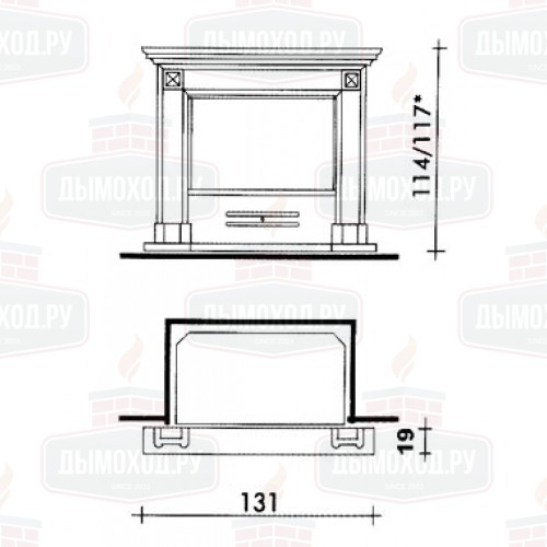 Облицовка TOSCA (EdilKamin)