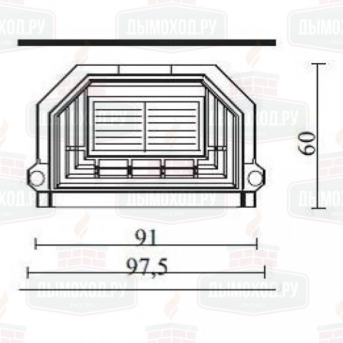 Каминная топка FORTE PLUS N (EdilKamin)