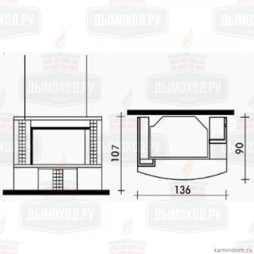 Облицовка MAYA SX (EdilKamin)