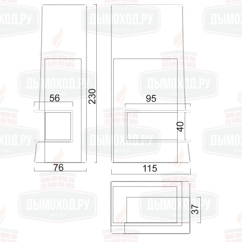 Облицовка RUTRNIO (EdilKamin)