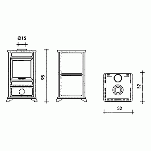 Печь FANCY TORTORA (EdilKamin)