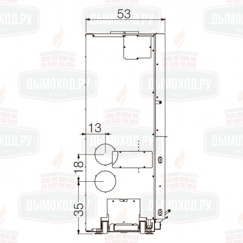Каминная топка WINDO 100 N BIANCO (EdilKamin)