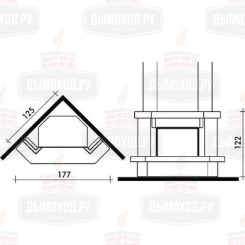 Облицовка SAXON (EdilKamin)