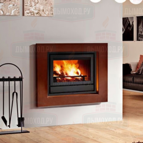 Облицовка BIX BOX 76 CORTEN + топка CRISTAL 76 (EdilKamin)