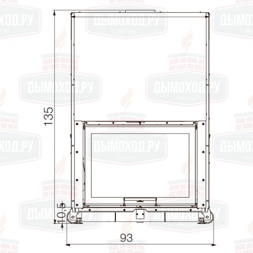 Каминная топка WINDO 70 NERO (EdilKamin)