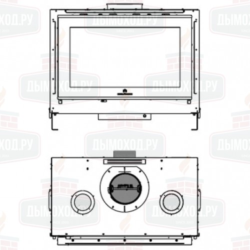 Каминная топка SCREEN UP 80/2 (EdilKamin)