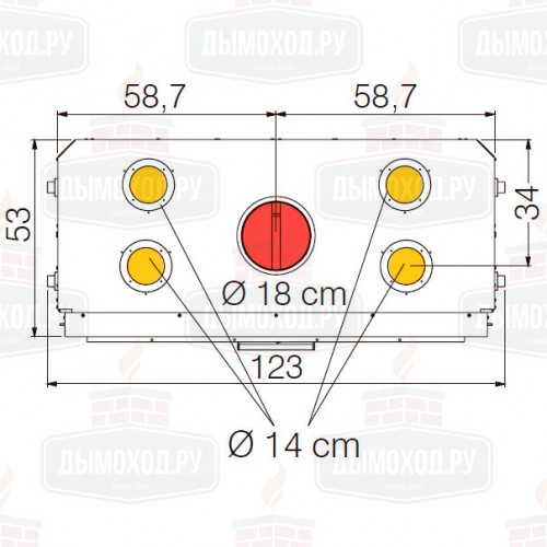 Каминная топка WINDO 100 N BIANCO (EdilKamin)