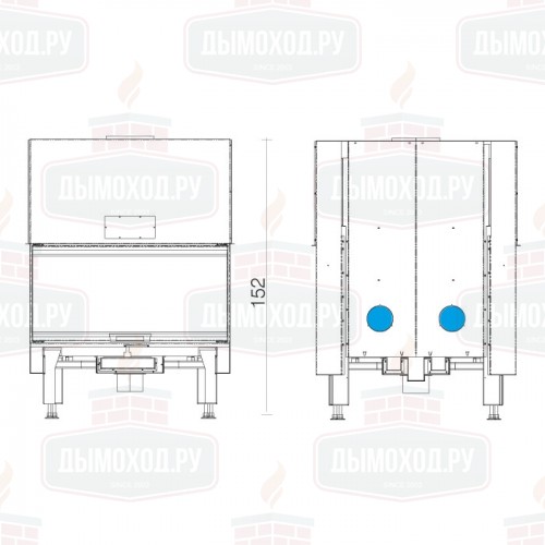 Каминная топка WINDO3 85 (EdilKamin)