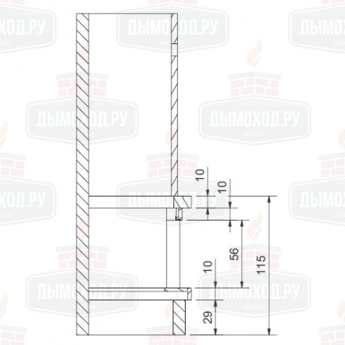 Облицовка F-284, правая (Fugar)