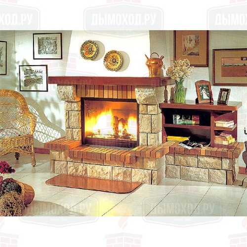 Камин F-227 с банкетой (Fugar)