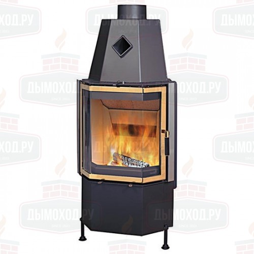 Каминная топка 600/57 K ECOPLUS, рамка золото (Hark)