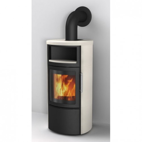 Печь 44-5.1 GT ECOplus, creme-weib 118, черная рамка (Hark)