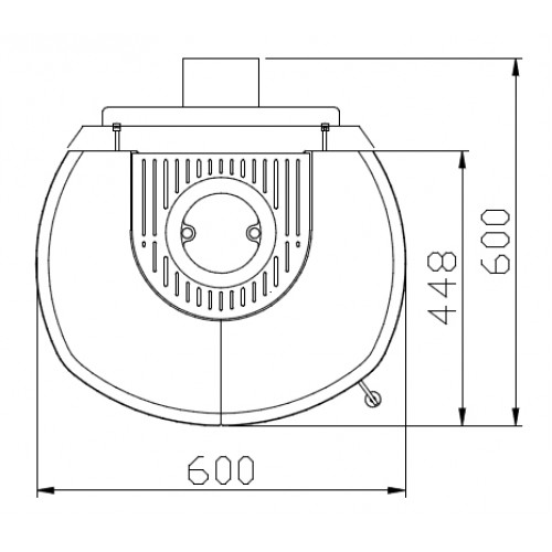 Печь 77 GT ECOPlus, stone 252, черная рамка (Hark)