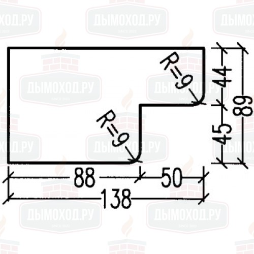 Облицовка 11/220, правая (Hark)
