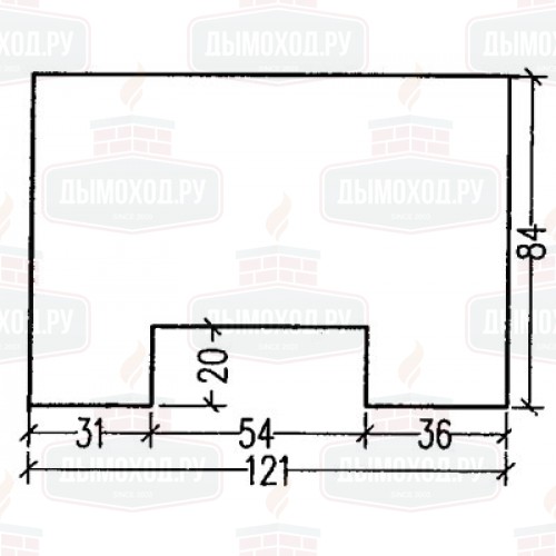 Облицовка RUSTICO 20N, левая (Hark)