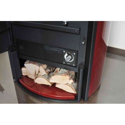 Печь 98 ECOplus, creme-weib 118, черная рамка (Hark)