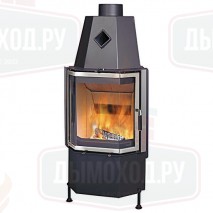 Каминная топка 600/57 K ECOPLUS, рамка хром (Hark)