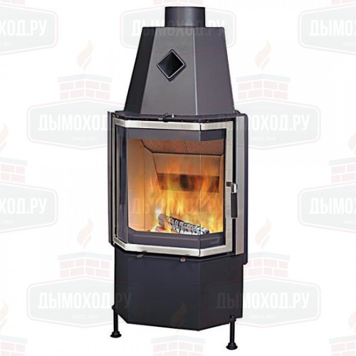 Каминная топка 600/57 K ECOPLUS, рамка хром (Hark)
