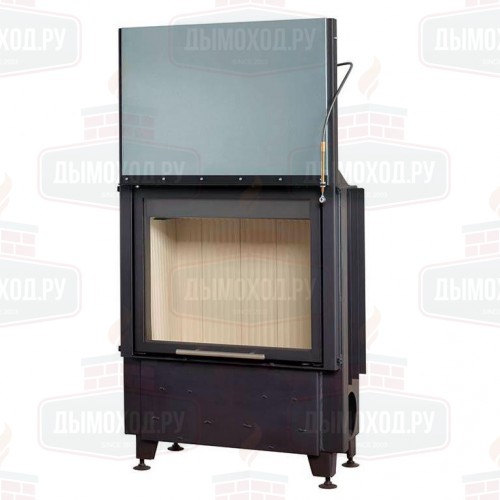 Каминная топка RADIANTE 550/10/57-66.29 H ECOPLUS, чёрная рамка (Hark)