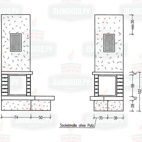 Облицовка 11/117 BIANCO BEIGE/CLASSICO BEIGE, правая (Hark)