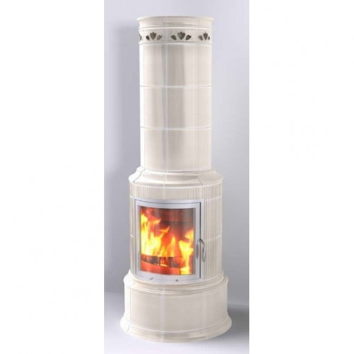 Печь BELLA ROSA KLASSIK 3 ECOplus, java, рамка хром, верх. подкл., трубы (Hark)