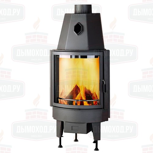Каминная топка 600/57 RK ECOPLUS, чёрная рамка (Hark)