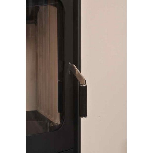 Печь 98 ECOplus, creme-weib 118, черная рамка (Hark)