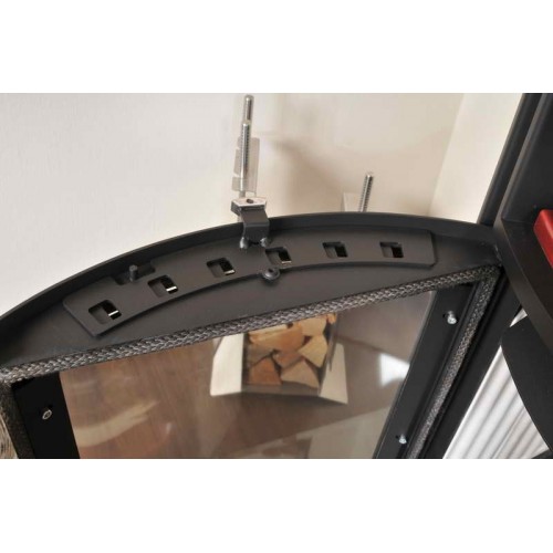 Печь 98 ECOplus, creme-weib 118, черная рамка (Hark)