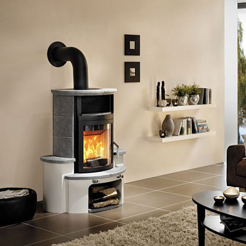 Печь 34 GT ECOplus, стеатит, черная рамка (Hark)