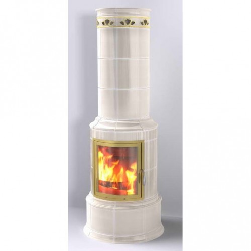 Печь BELLA ROSA KLASSIK 3 ECOplus, java 493, рамка золото + обводка (Hark)