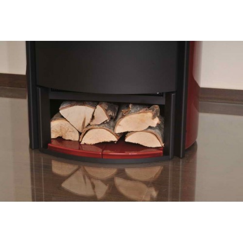 Печь 98 ECOplus, bordeaux-rot 310, черная рамка (Hark)