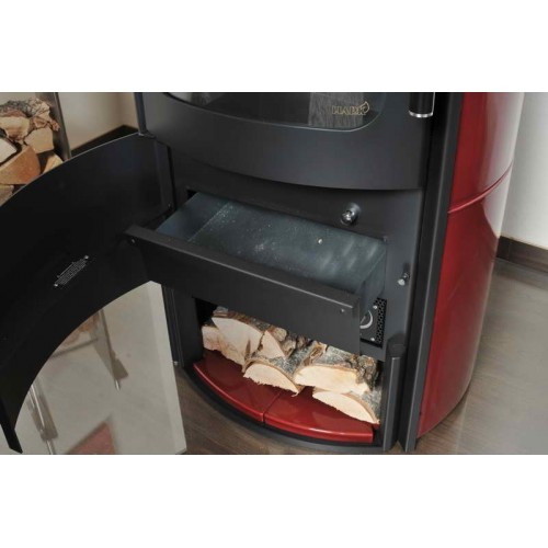 Печь 98 ECOplus, bordeaux-rot 310, черная рамка (Hark)