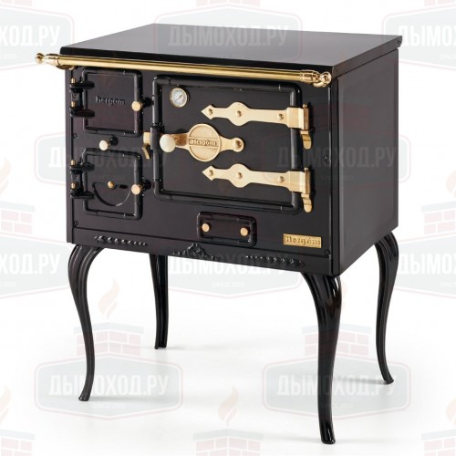 Печь-плита TB 6H, чугун, латунь, черная (Hergom)