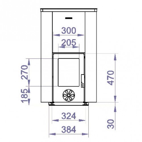 Печь для бани ASP 25 (K-Sauna)