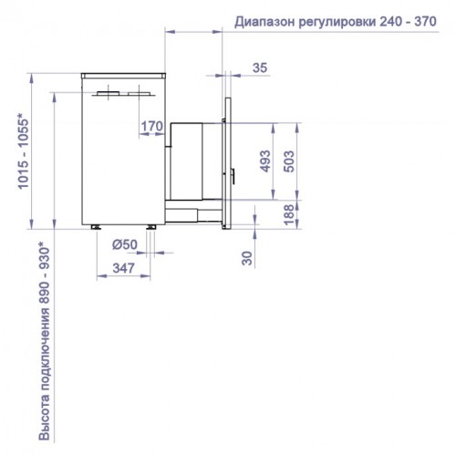 Печь для бани ASP 35FL G-01 (K-Sauna)