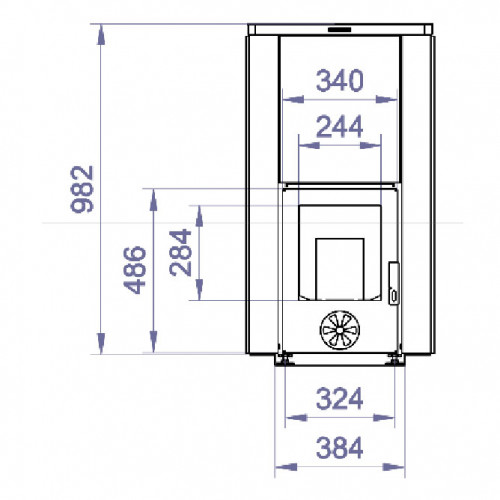Печь для бани ASP 35-01 (K-Sauna)