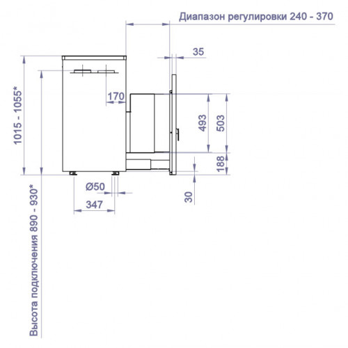 Печь для бани ASP 35FL G (K-Sauna)