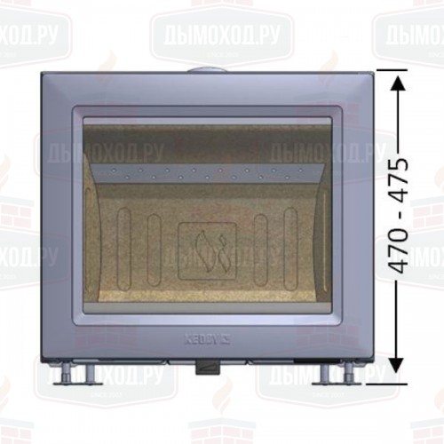 Каминная топка SK1001 + 2 боковых стекла (Keddy)