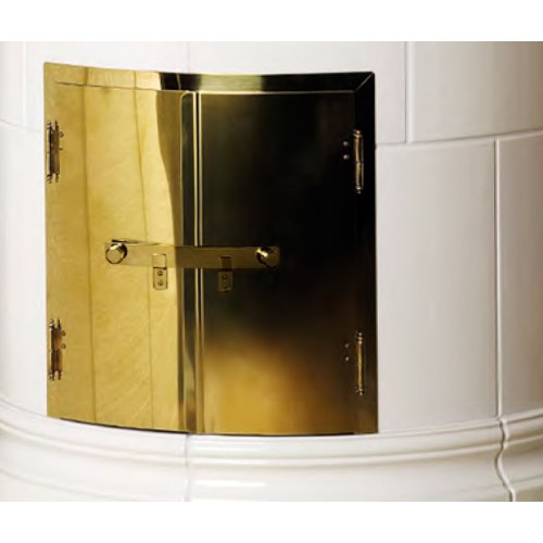 Печь CHRISTINEBERG, white + голубой декор, верхнее подключение (Keddy)