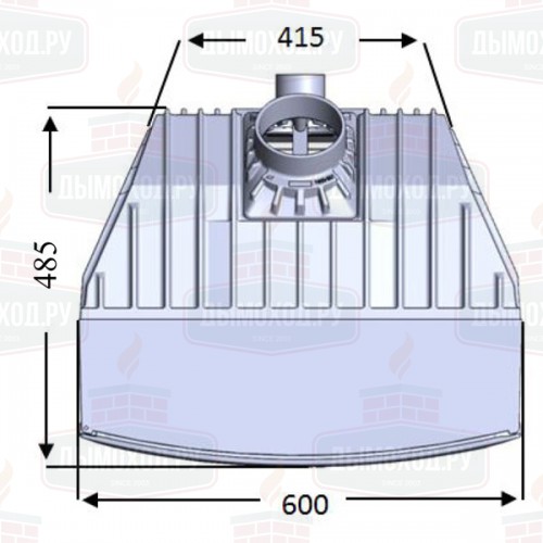 Каминная топка SK2001 + 2 боковых стекла (Keddy)