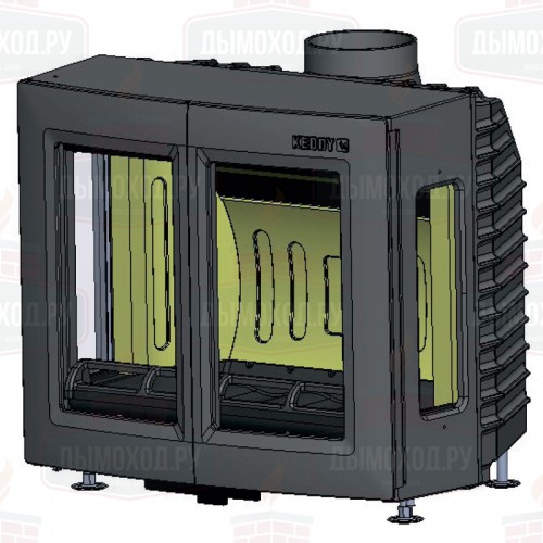 Каминная топка SK1001 + 2 боковых стекла (Keddy)