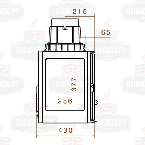 Каминная топка LCI 9 GF (Liseo Castiron)