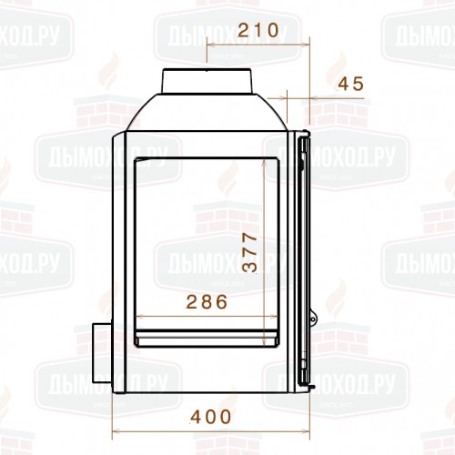 Каминная топка LCI 5 GFR (Liseo Castiron)