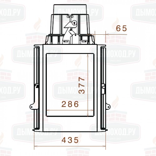 Каминная топка LCI 9 GDF CL (Liseo Castiron)