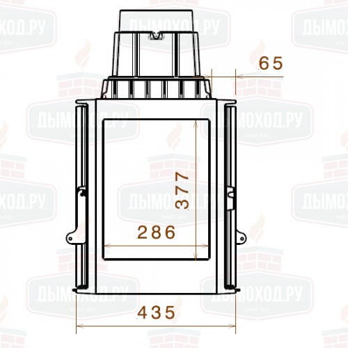 Каминная топка LCI 9 GDFs (Liseo Castiron)